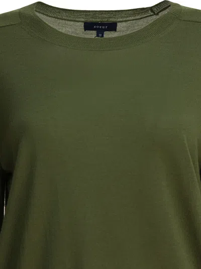 Soeur Aussie Merino-wool Sweater In Green