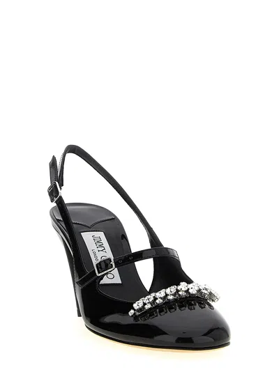 Jimmy Choo Belinda 70 Patent Slingback Pump In Black