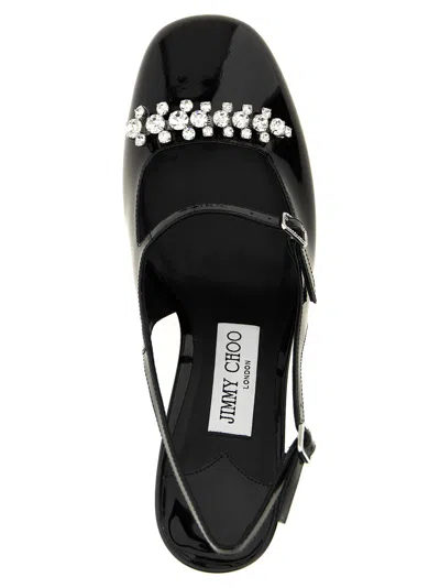 Jimmy Choo Belinda 70 Patent Slingback Pump In Black