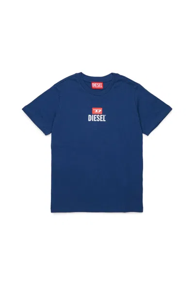 Diesel T-shirt With Logo D  In Blue