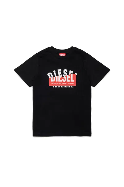 Diesel Logo-print T-shirt In Black