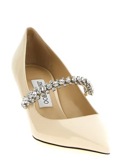 Jimmy Choo Bing 85 Crystal-embellished Pumps In Patent Leather