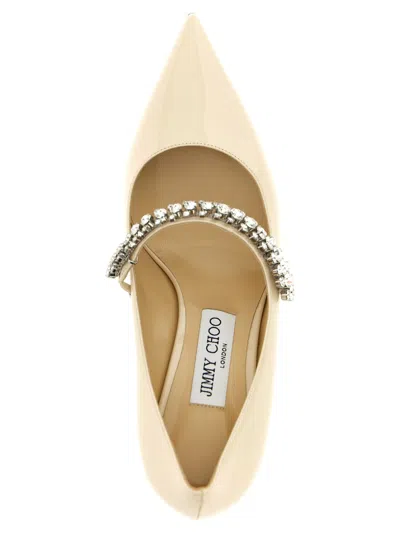 Jimmy Choo Bing 85 Crystal-embellished Pumps In Patent Leather