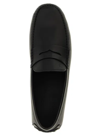 Tod's 'city Gommino' Loafers In Black