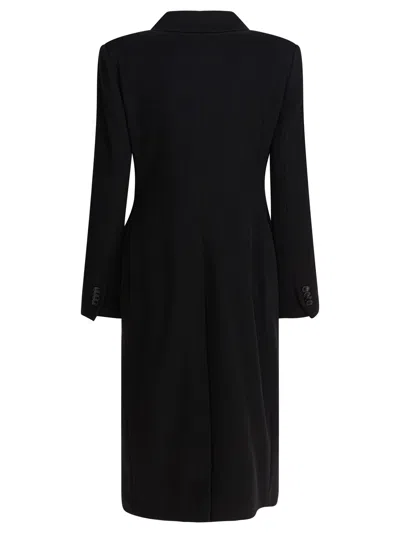 Tagliatore Double-breasted Cashmere Coat In Blue