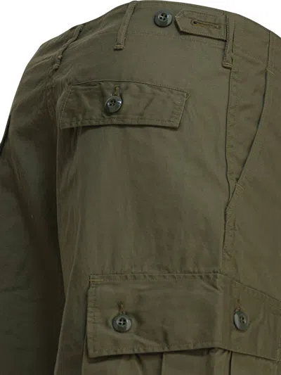 Buzz Rickson's Cotton Poplin Cargo Pants In Green