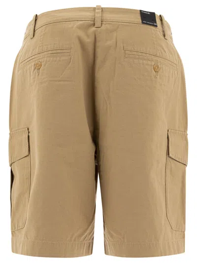 Vince Cotton And Linen Cargo Shorts