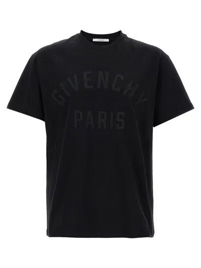 Givenchy Men Cotton T-shirt In Black