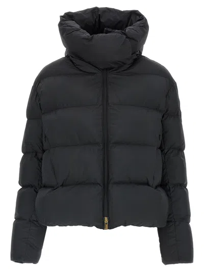 Pinko Quilted High-neck Puffer Jacket In Black