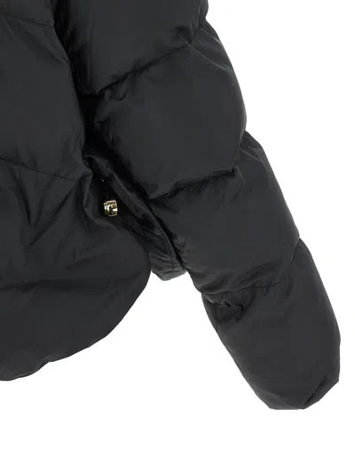 Pinko Quilted High-neck Puffer Jacket In Black