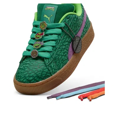 Puma X Teenage Mutant Ninja Turtles Suede Xl Sneaker In Green