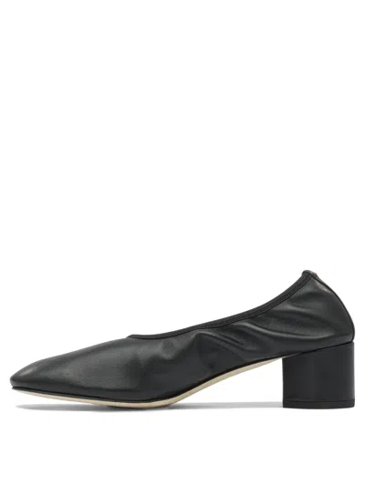 Aeyde Black Leather Heeled Shoes