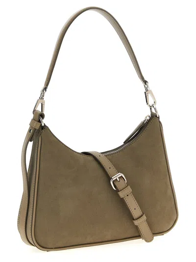 Stella Mccartney Small Shoulder Bag With Adjustable Strap And Suede Finish