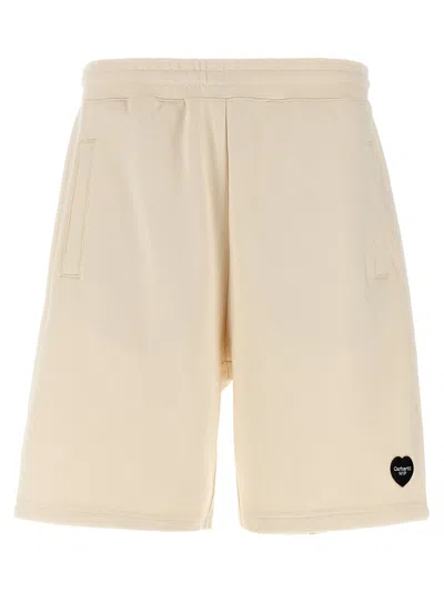 Carhartt 'ingo' Shorts Elastic Waistband In Metallic