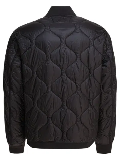 C.p. Company C.p.company Padded Bomber Jacket In Black