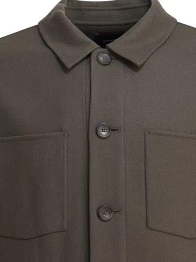 Vince Jackets Grey In Brown