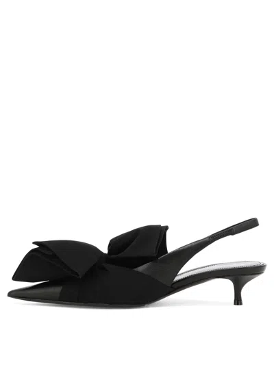 Balenciaga Knife Chemise 40 Slingback Pumps In Black
