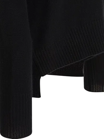 Lisa Yang Relaxed Fit Cropped Cashmere Sweater In Black