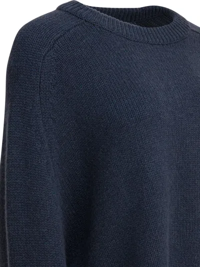 Lisa Yang Cropped Cashmere Sweater With Round Neckline