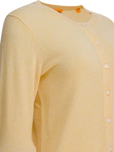 Guest In Residence Jane Button Cardigan In Butter In Yellow