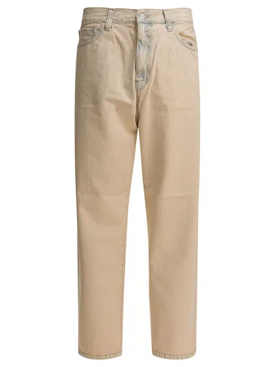 Carhartt Wip Cream Denim Landon Jeans In Neutral