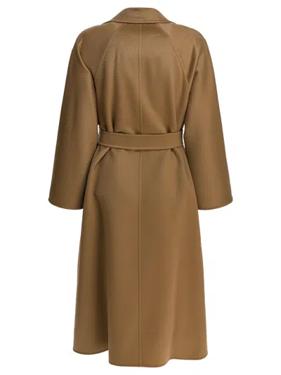 Max Mara Camel Cashmere Ludmilla Coat In Brown