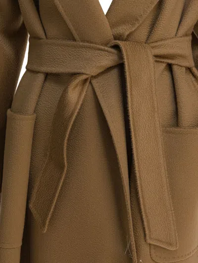 Max Mara Camel Cashmere Ludmilla Coat In Brown