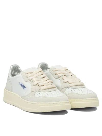 Autry Multicolor Leather Medalist Sneakers In White