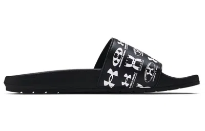 Under Armour Core Remix Slides '25th Anniversary' In Black