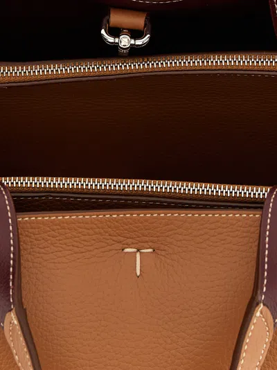 Tod's Apa 2 Manici Mini Trac Pelle T Pend Handbags Brown