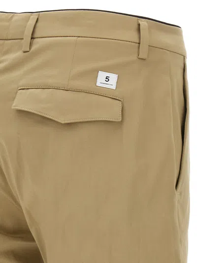 Department Five Beige Prince Pants In Brown