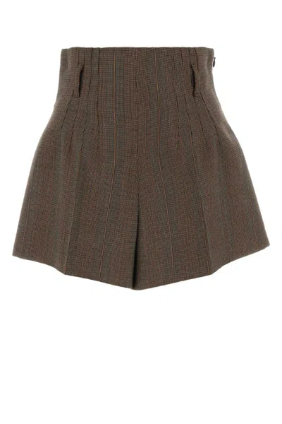 Prada Shorts In Brown