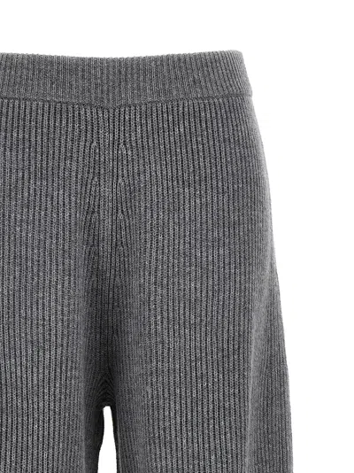Sportmax Grey Wool Blend Sella Pant