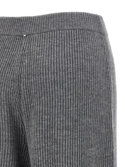Sportmax Grey Wool Blend Sella Pant