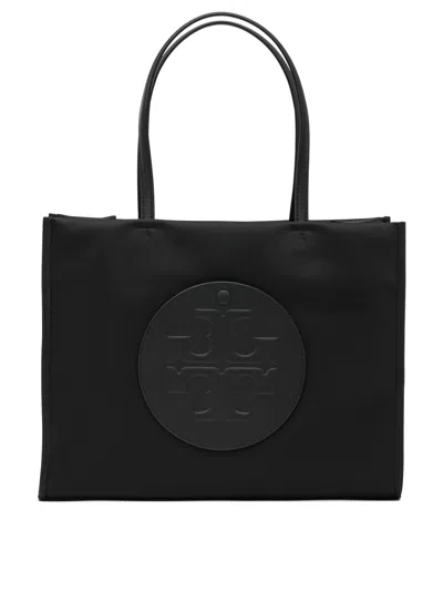 Tory Burch Rectangular Shape Tote Bag With 2 Handles In Black