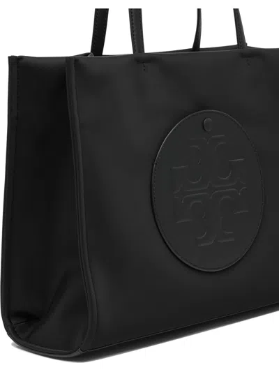 Tory Burch Rectangular Shape Tote Bag With 2 Handles In Black