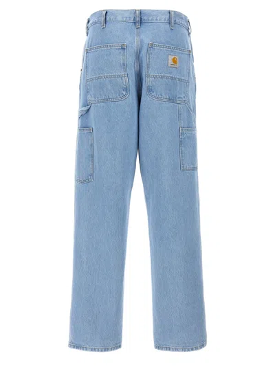 Carhartt Single Knee Jeans Light Blue In Blue
