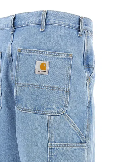 Carhartt Single Knee Jeans Light Blue In Blue