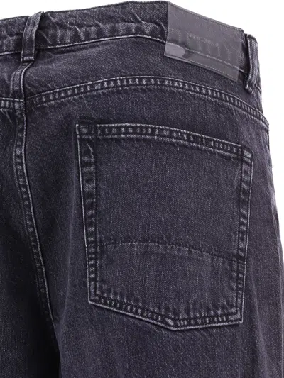 Our Legacy 25.5cm Third Cut Cotton Denim Jeans In Black