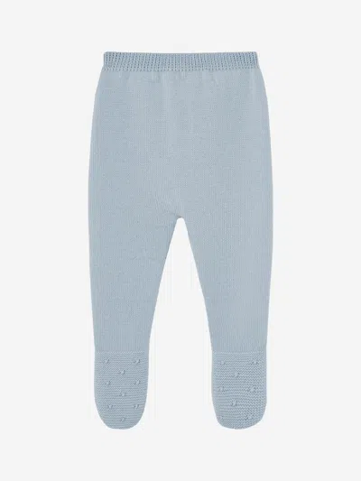 Paz Rodriguez Baby Boys Knitted 2 Piece Babygrow Set In Blue