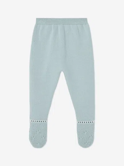 Paz Rodriguez Baby Girls Knitted 2 Piece Babygrow Set In Blue