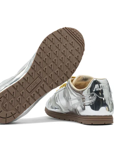 Autry Windspin Low Wom Mirror/nyl Silv/ivory Sneakers & Slip-on Silver