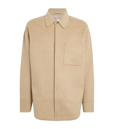 Jw Anderson J. W. Anderson Relaxed Fit Jacket With Classic Collar In Neutral