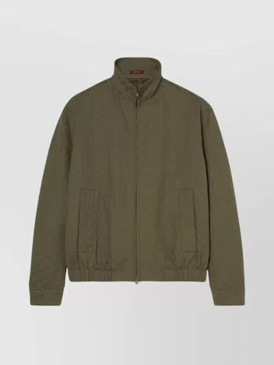Gucci Gg Supreme Jacket In Green