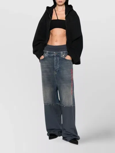 Balenciaga Hooded Zip-up Jacket For Men In Black