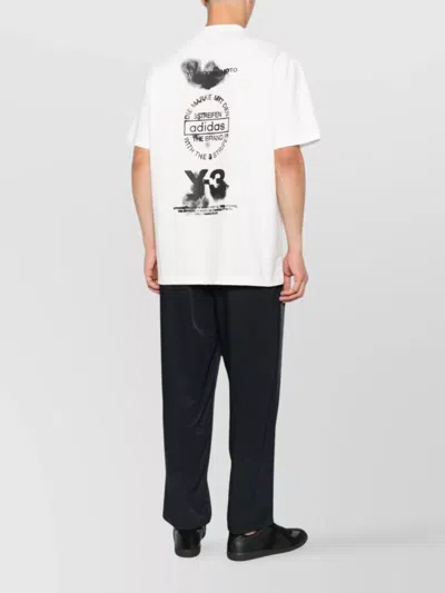 Y-3 Regular Short Sleeve Tee In White