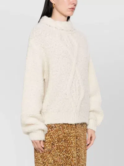 Isabel Marant 'romane' 'ecru' Alpaca Blend Sweater In Neutral
