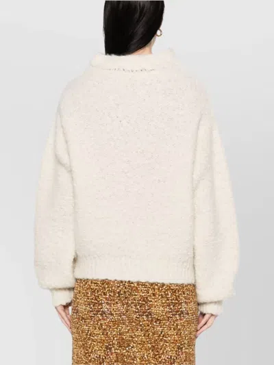 Isabel Marant 'romane' 'ecru' Alpaca Blend Sweater In Neutral