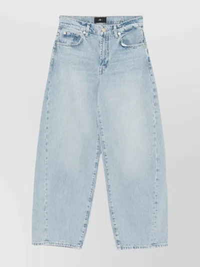 7 For All Mankind Bonnie High-waisted Twisted Jeans Clothing In Blue