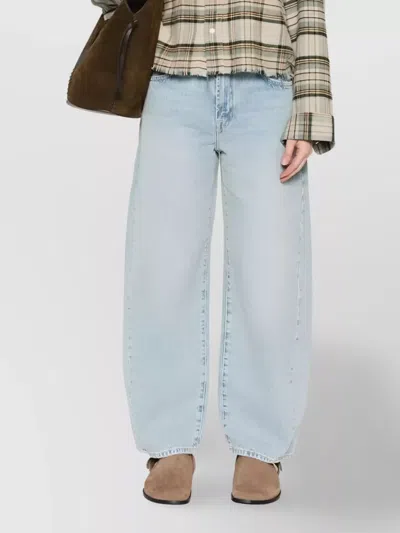 7 For All Mankind Bonnie High-waisted Twisted Jeans Clothing In Blue